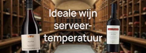 Ideale wijn serveertemperatuur