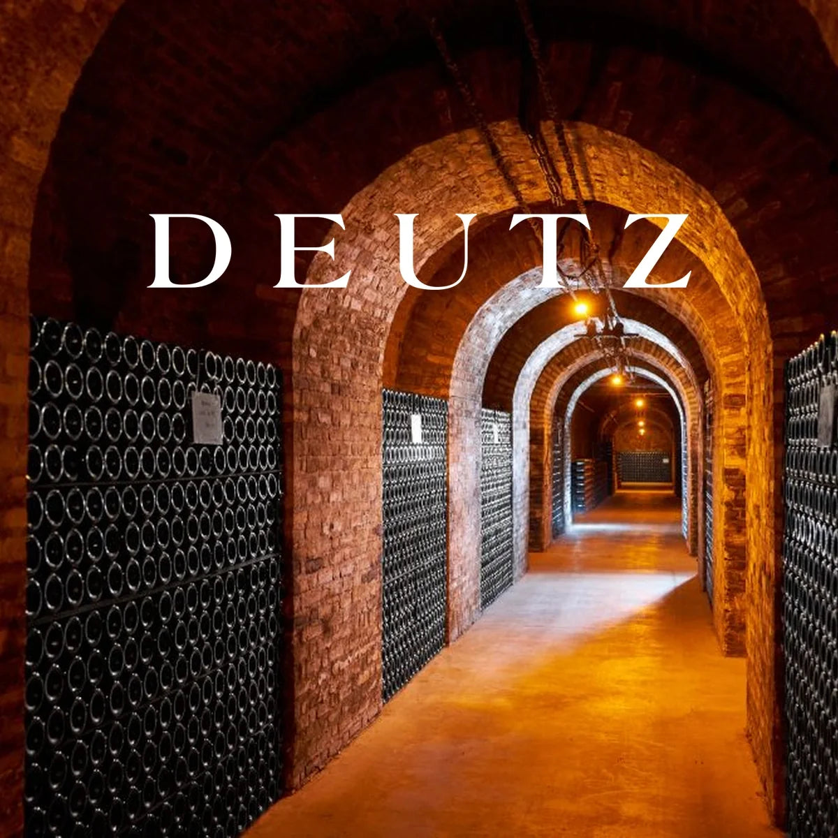 Deutz Champagne, sfeerfoto met wijnhuislogo
