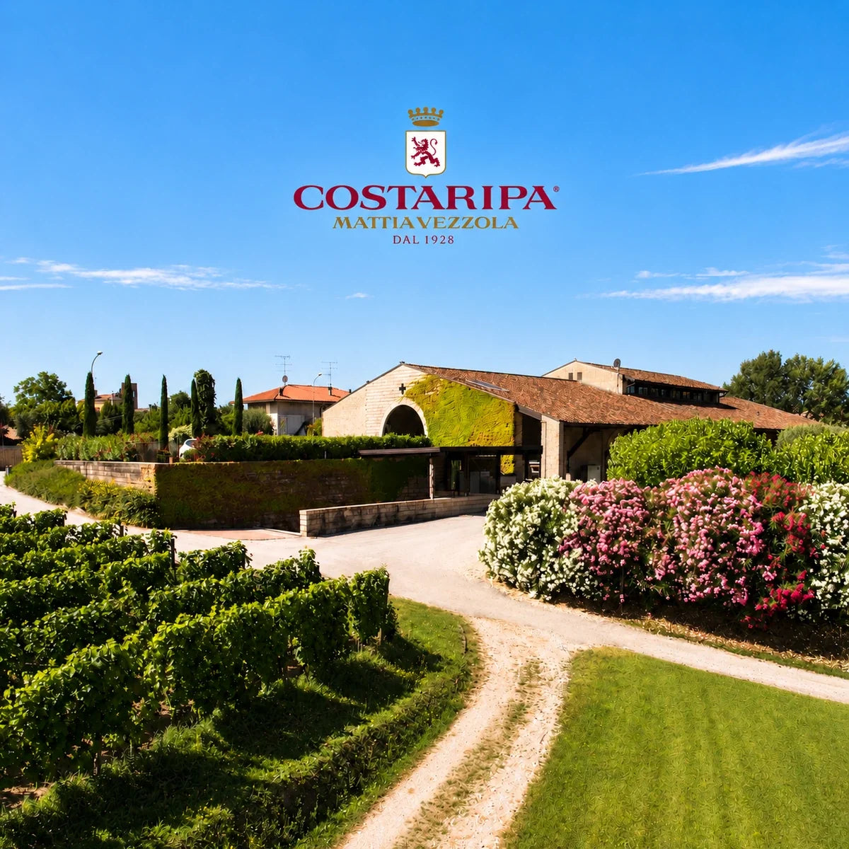 Costaripa, sfeerfoto met logo
