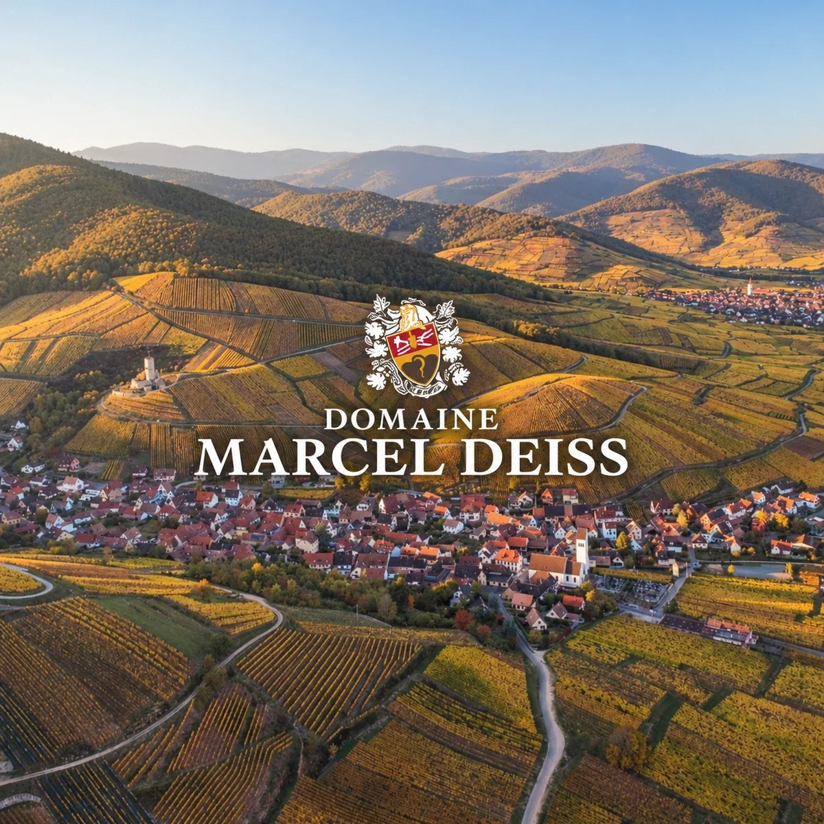 Domaine Marcel Deiss, sfeerfoto met logo