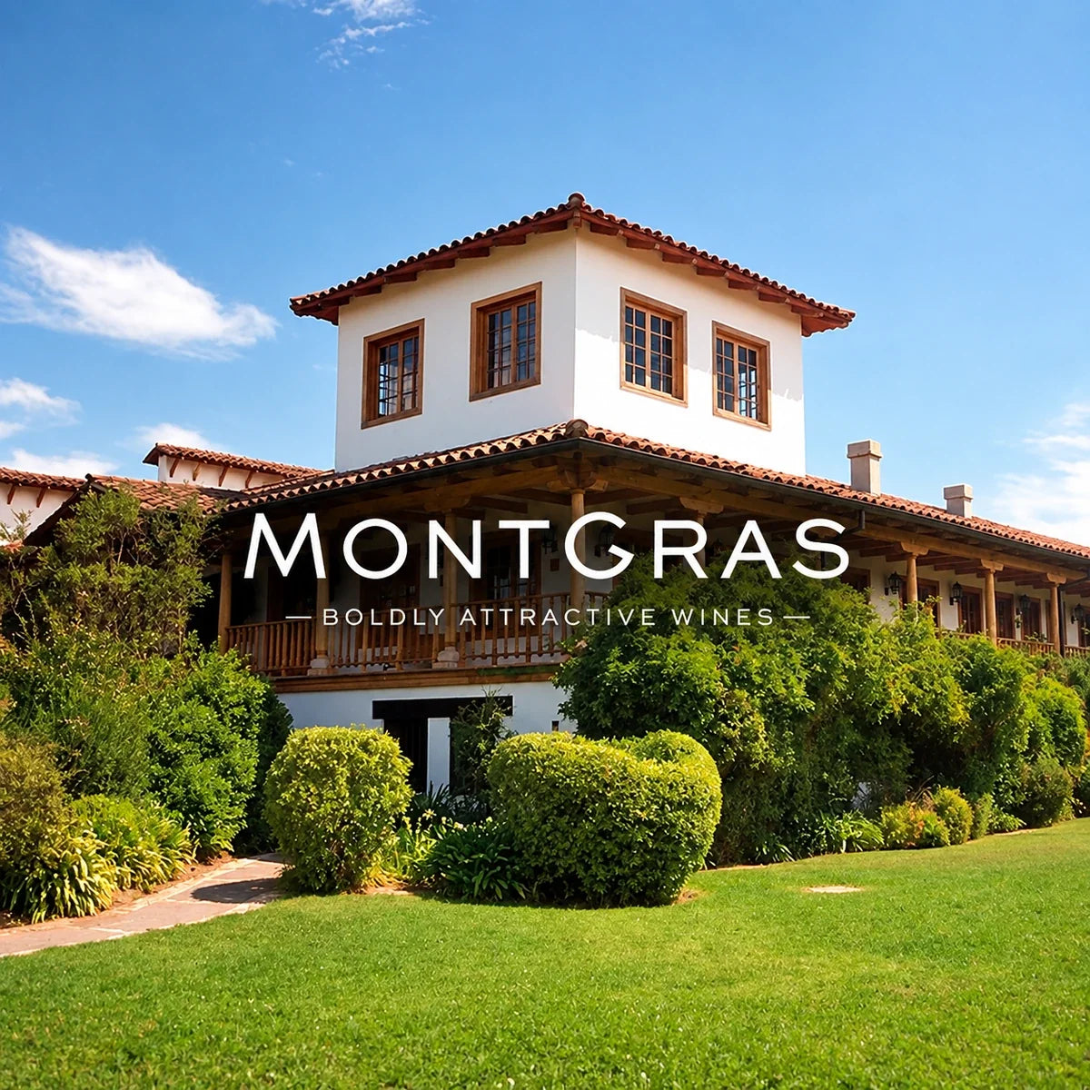Montgras, sfeerfoto met logo