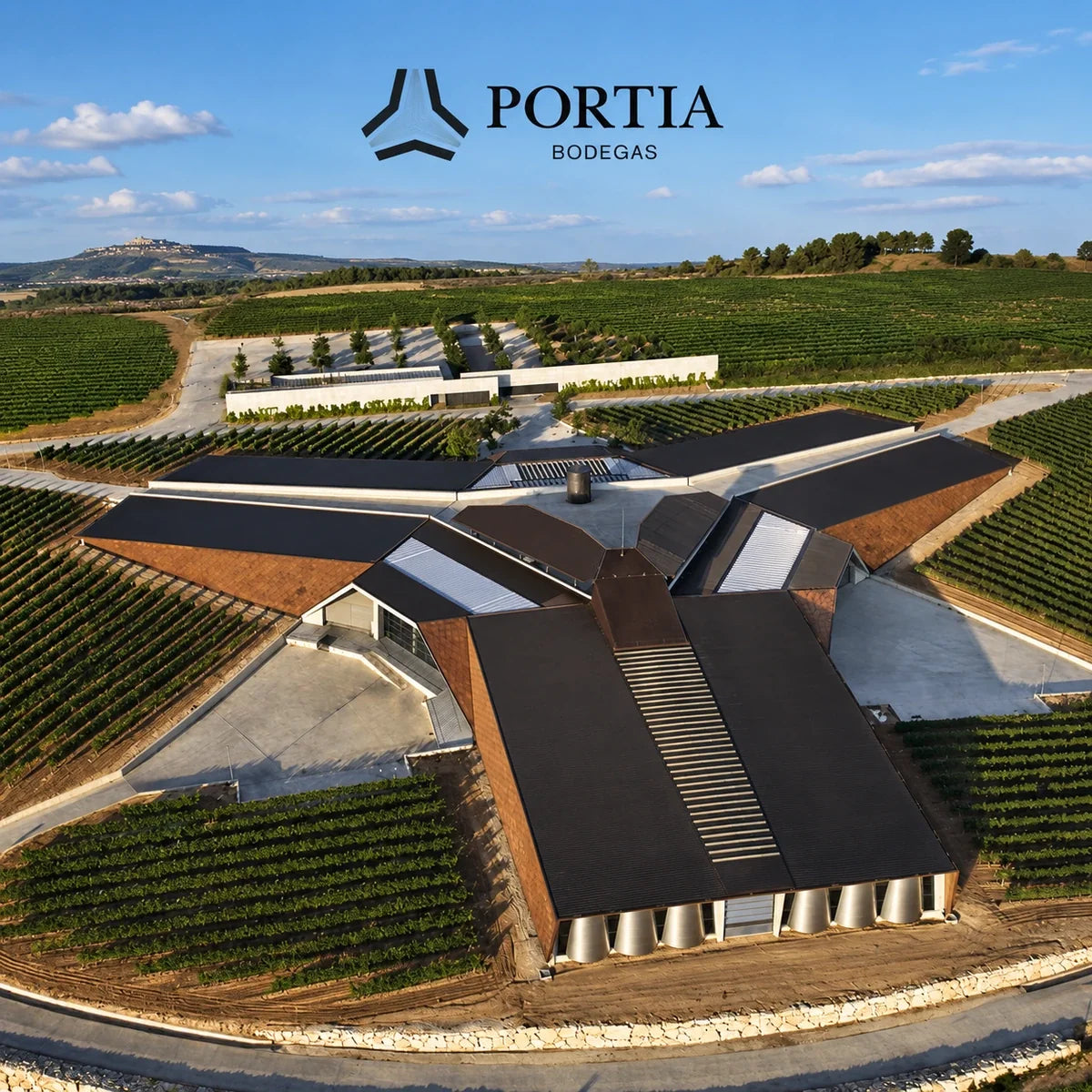 Portia, sfeerfoto met logo