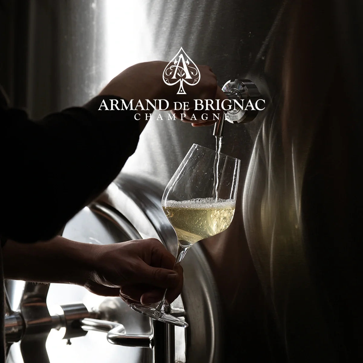 Armand de Brignac — sfeerfoto met origineel logo