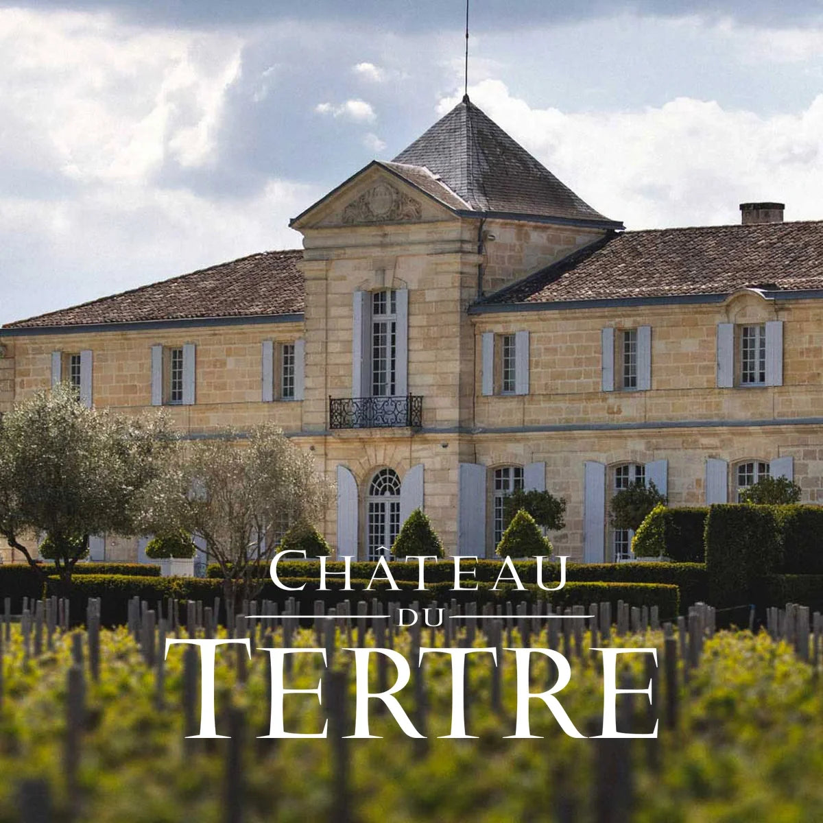 Château du Tertre, sfeerfoto met wijnhuislogo