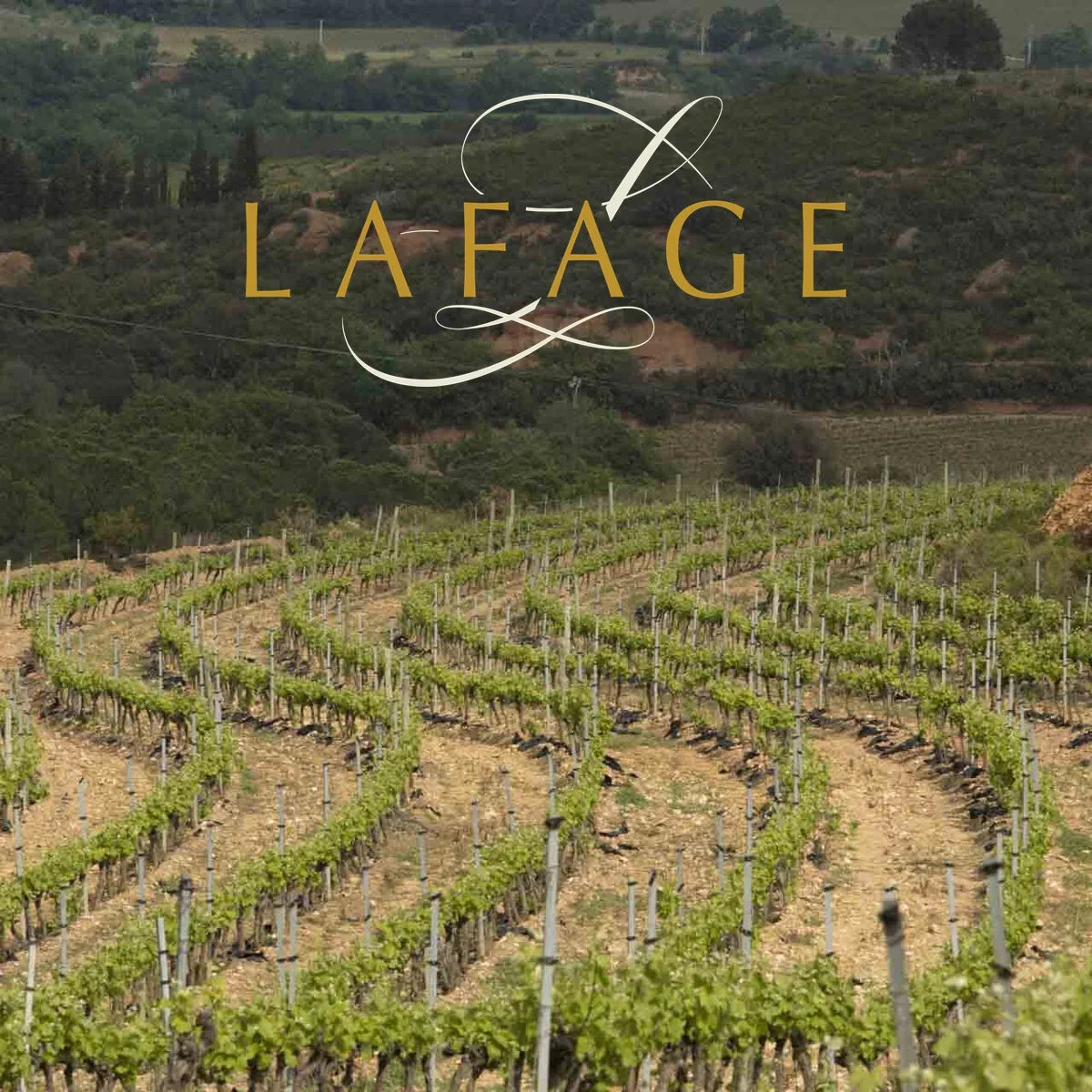 Domaine Lafage met origineel wijnhuislogo