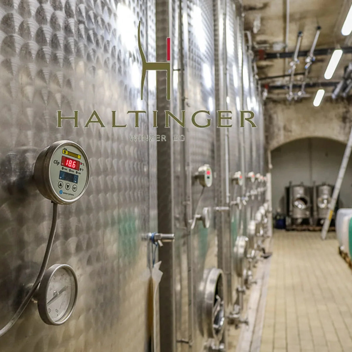 Haltinger - wijnhuis met logo