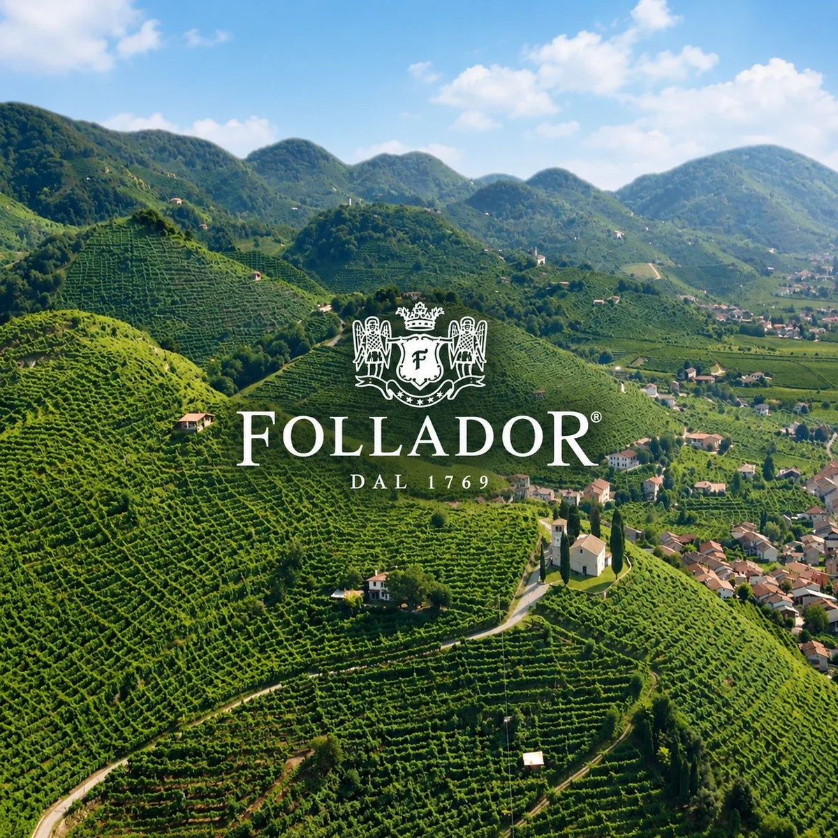 Follador Prosecco wijnhuis en logo