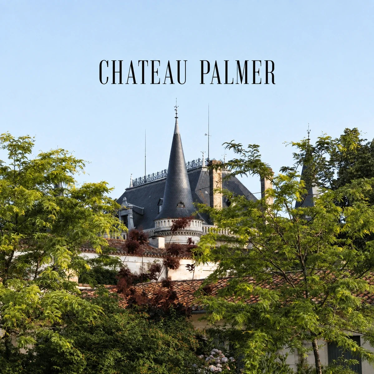 Château Palmer wijnhuis en logo