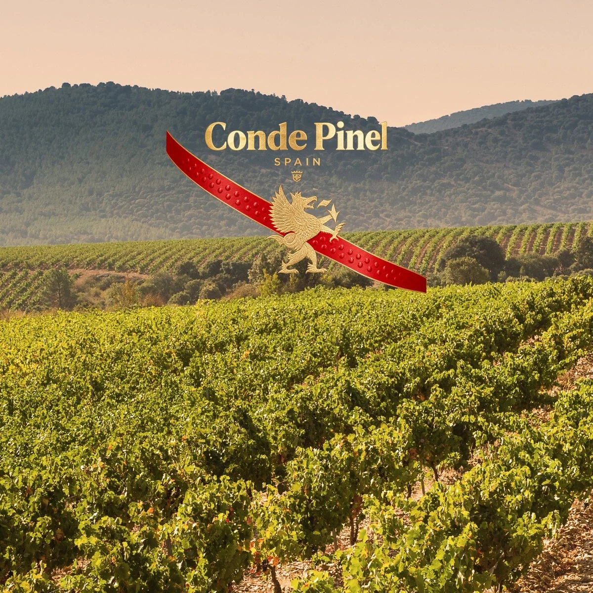 Conde Pinel – wijngaard met origineel logo