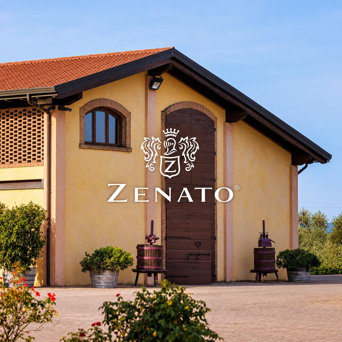 Zenato, sfeerfoto met logo