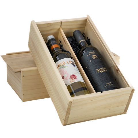 Coffret de Noël Vin espagnol - Rouge et blanc