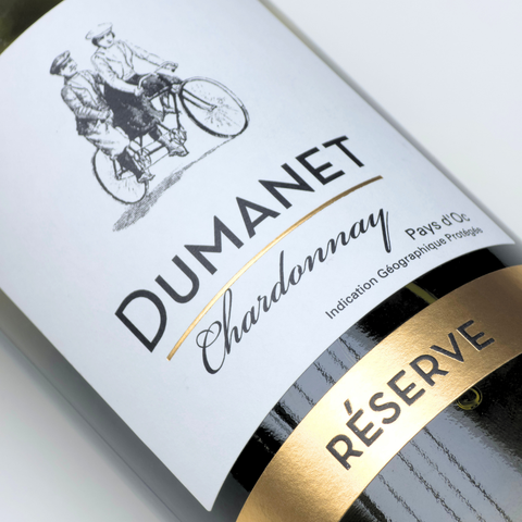 Dumanet Réserve Chardonnay Boisé close up