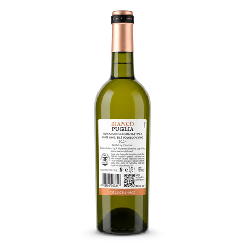 Gran Maestro Bianco Puglia Appassimento achterkant label