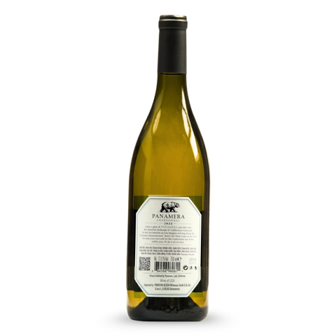 Panamera Chardonnay achterkant label