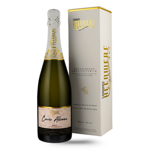 Landgoed Heenwerf Cuvée Alliance Brut Blanc de Blancs en coffret cadeau