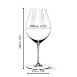 Riedel Performance Pinot Noir dimensions