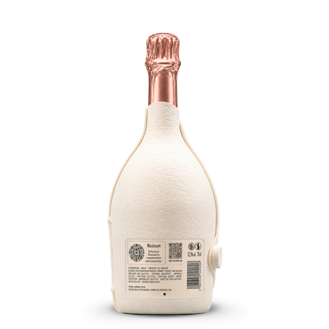 Ruinart Rosé Second Skin Champagne achterkant label