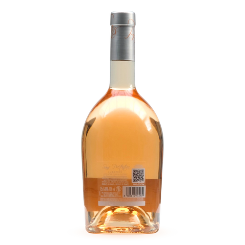 Sans Pretention Luberon Rosé achterkant label