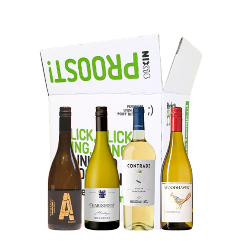 WSET 2 - Chardonnay - Staal & Hout 4 flessen