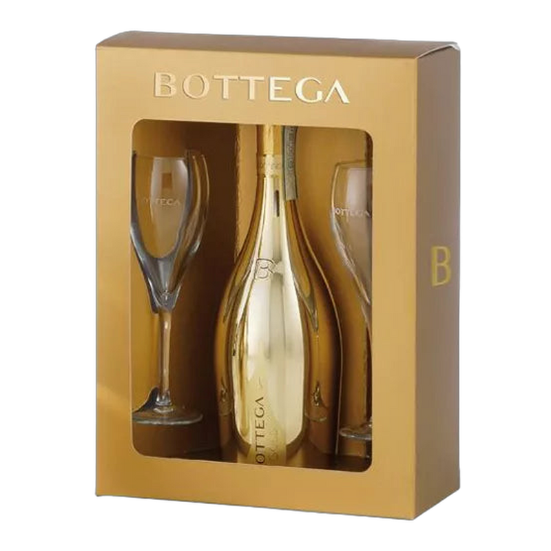 Bottega Gold Glamour Box Met Twee Glazen