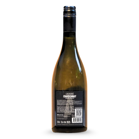 Butter & Wood Chardonnay Grande Reserve achterkant label