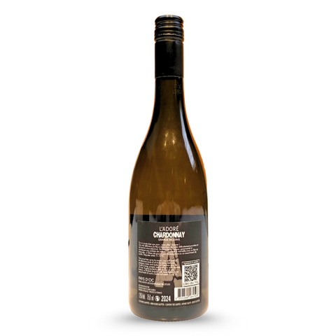 Butter & Wood Grande Reserve Chardonnay achterkant label