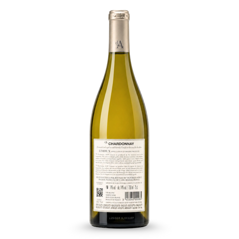 d'A Astruc Limoux Chardonnay - achterkant label