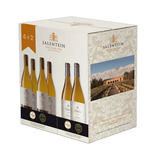 Salentein AKTIE Doos 4 Chardonnay en 2 Numina Chardonnay