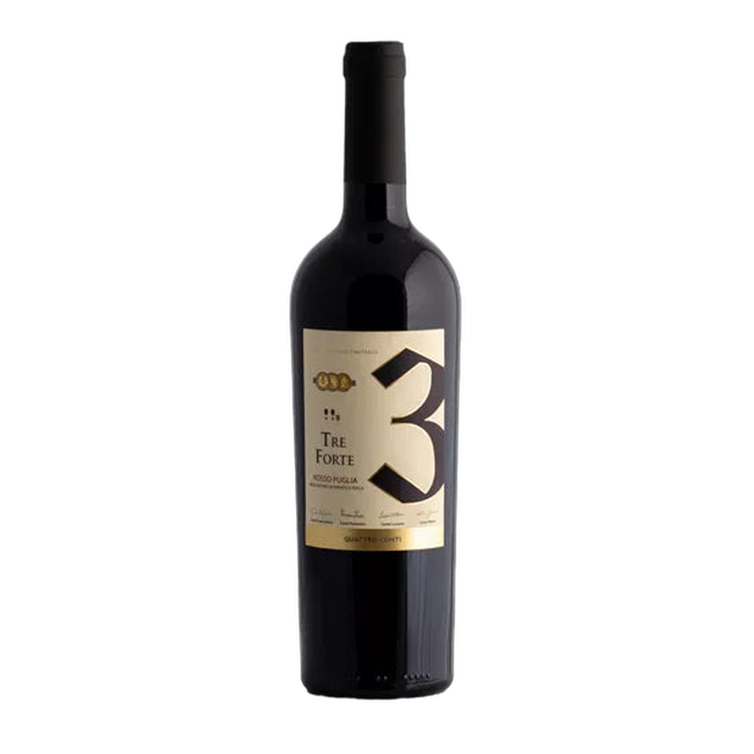 Tre Forte Rosso Puglia Quattro Conti – Perfecte Wijn