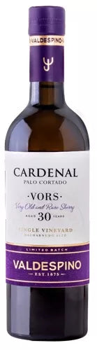 Valdespino Cardenal VORS 30 Vignoble unique Macharnudo Alto