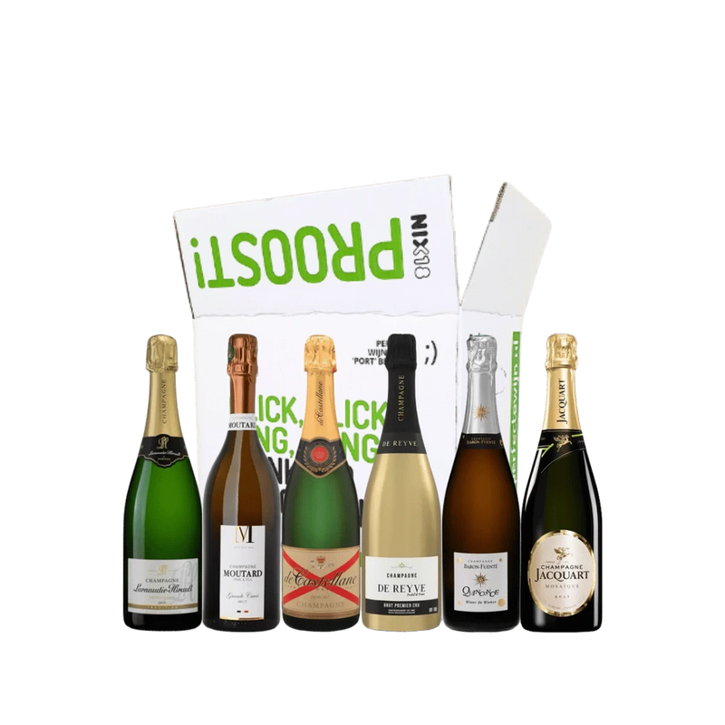 Wijnpakket - Champagne - 6 flessen